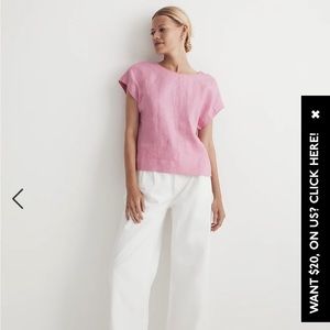 NWOT Madewell Linen Top